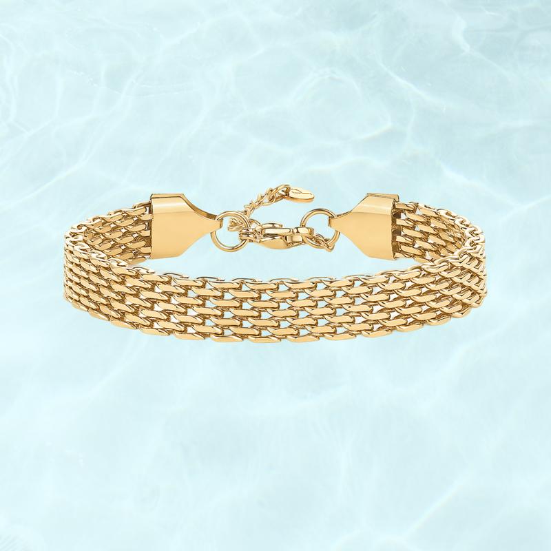 14K Gold Chain Bracelet