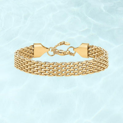14K Gold Chain Bracelet