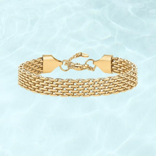 14K Gold Chain Bracelet