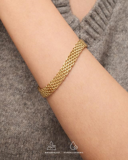 14K Gold Chain Bracelet