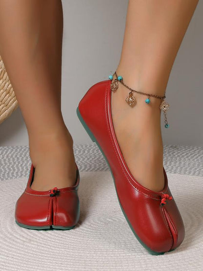 Split Toe Tabi Ballet Flats